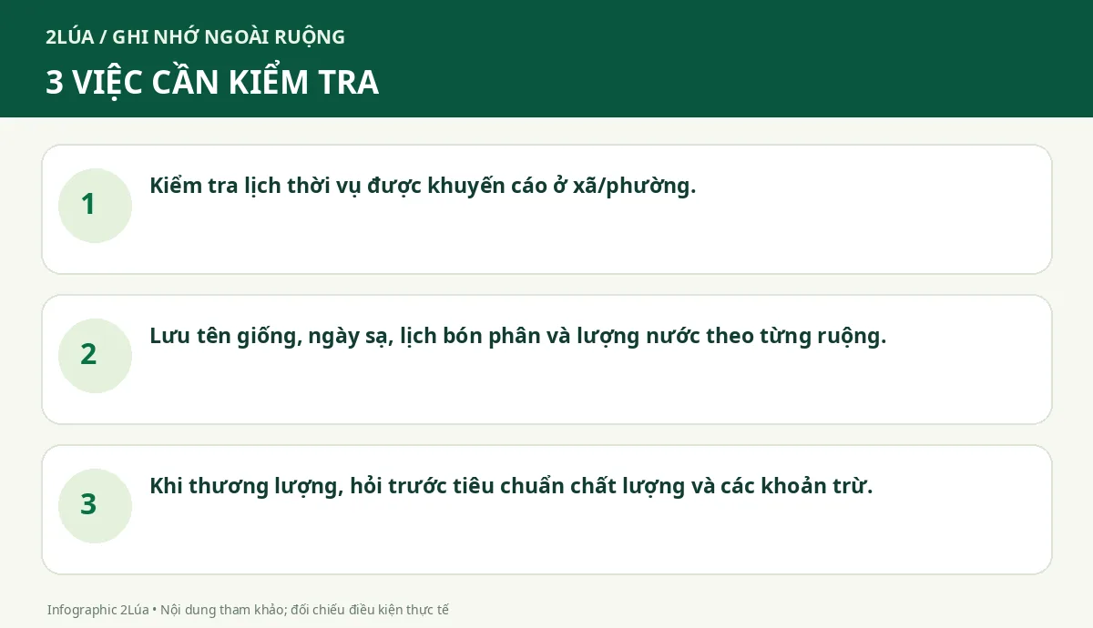 Ba điểm cần kiểm tra khi lúa chất lượng cao ĐBSCL