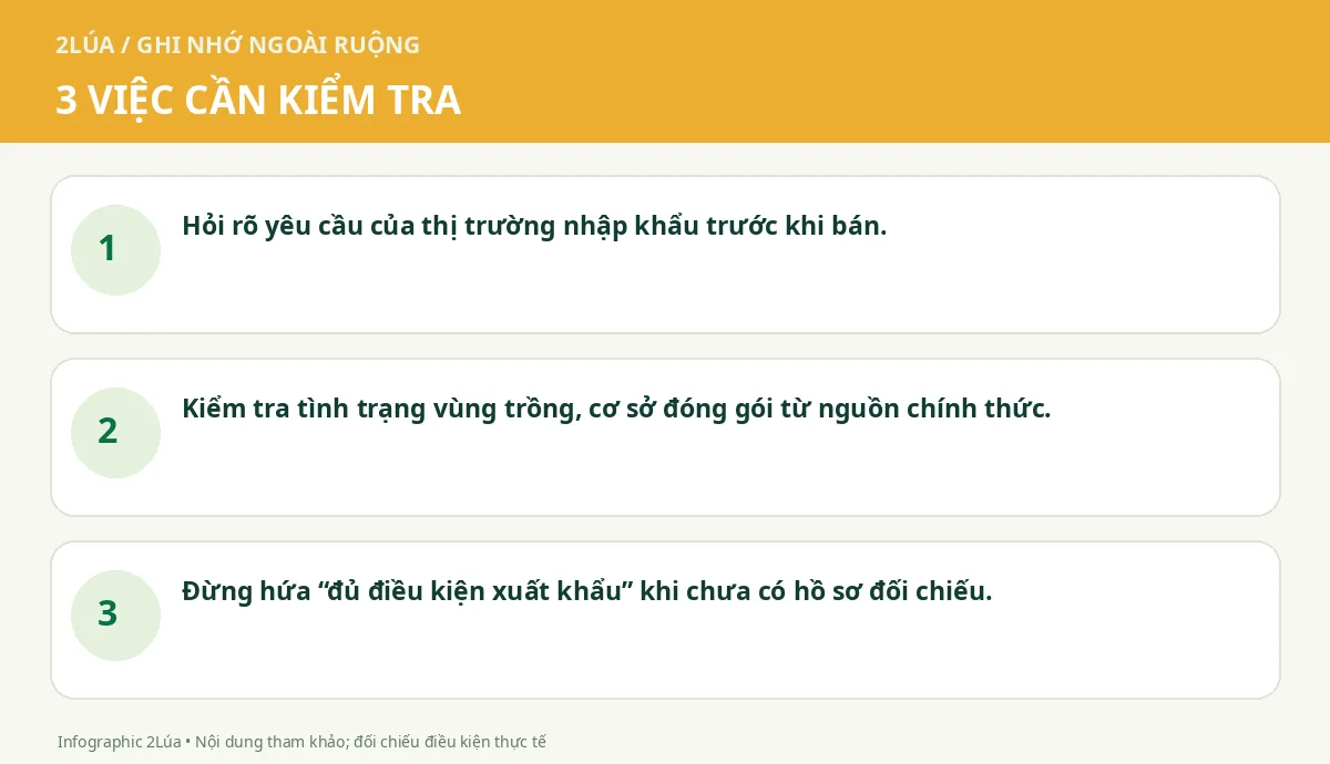 Ba điểm cần kiểm tra khi quy trình sầu riêng xuất khẩu