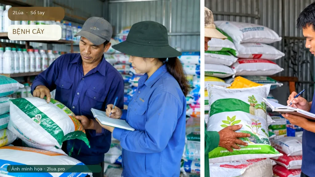 Ảnh minh họa cho bài Dùng thuốc bảo vệ thực vật an toàn: nguyên tắc trước khi phun