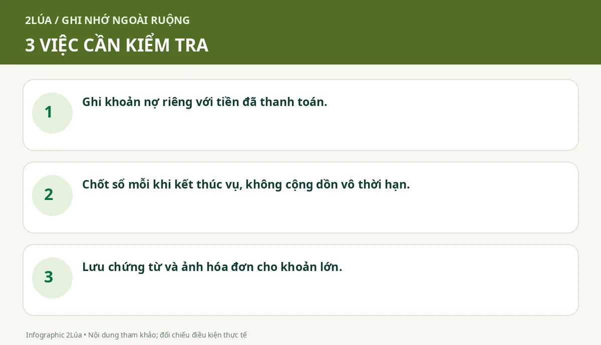 Ba điểm cần kiểm tra khi cách tính lãi lỗ mùa vụ nông nghiệp